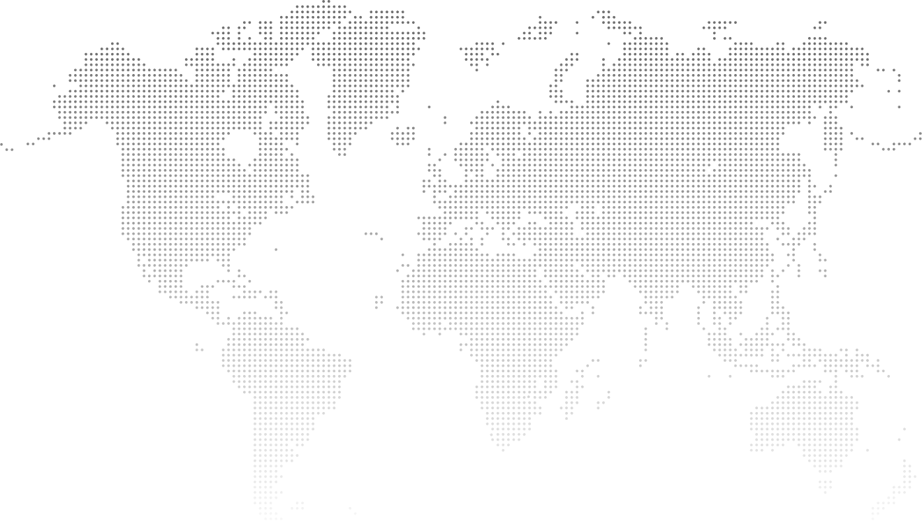 dotted map of the world